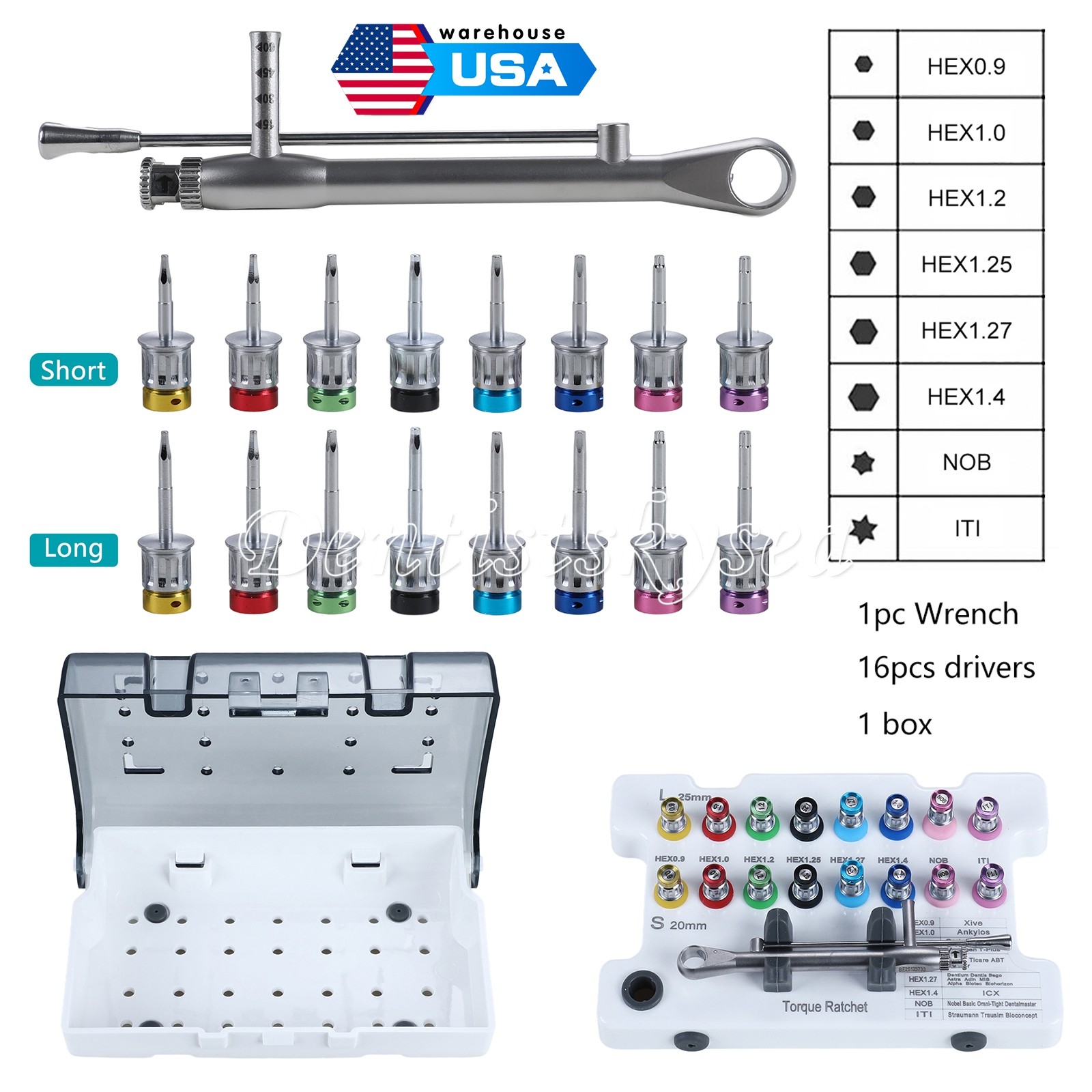 NSK Style CICADA 16:1 Reduction Dental Endo Endodontic Contra Angle Handpiece LI