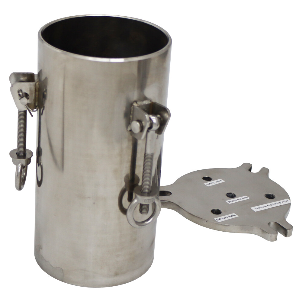 3L 5.2in Stainless Steel Pressure Tank Dispenser Glue Dispensing Storage Bucket