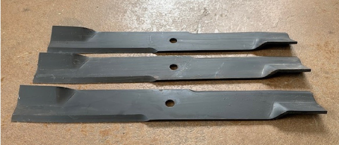 795633 Hustler Blades HD Set of 3, Cuts Counter Clockwise for Rear Discharge