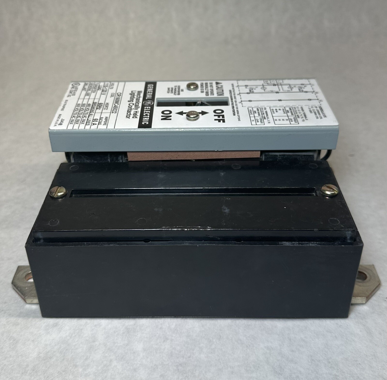 NEW GE CR160MC45022 Mechanically Held Contactor, Coil 115-120V, 60A, CR160MC