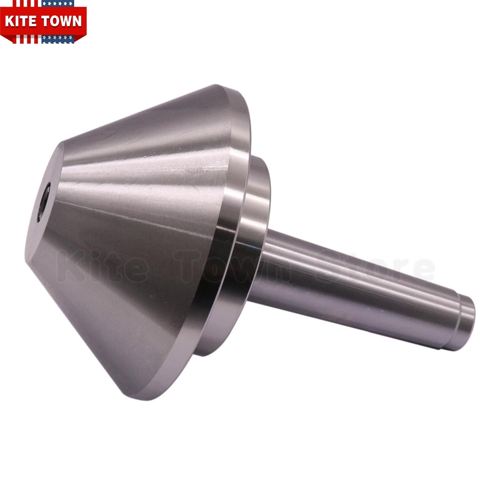 New For Lathea MT4 Bull Nose Live Center 5.12″(130mm) 75 Degree Morse Taper #4