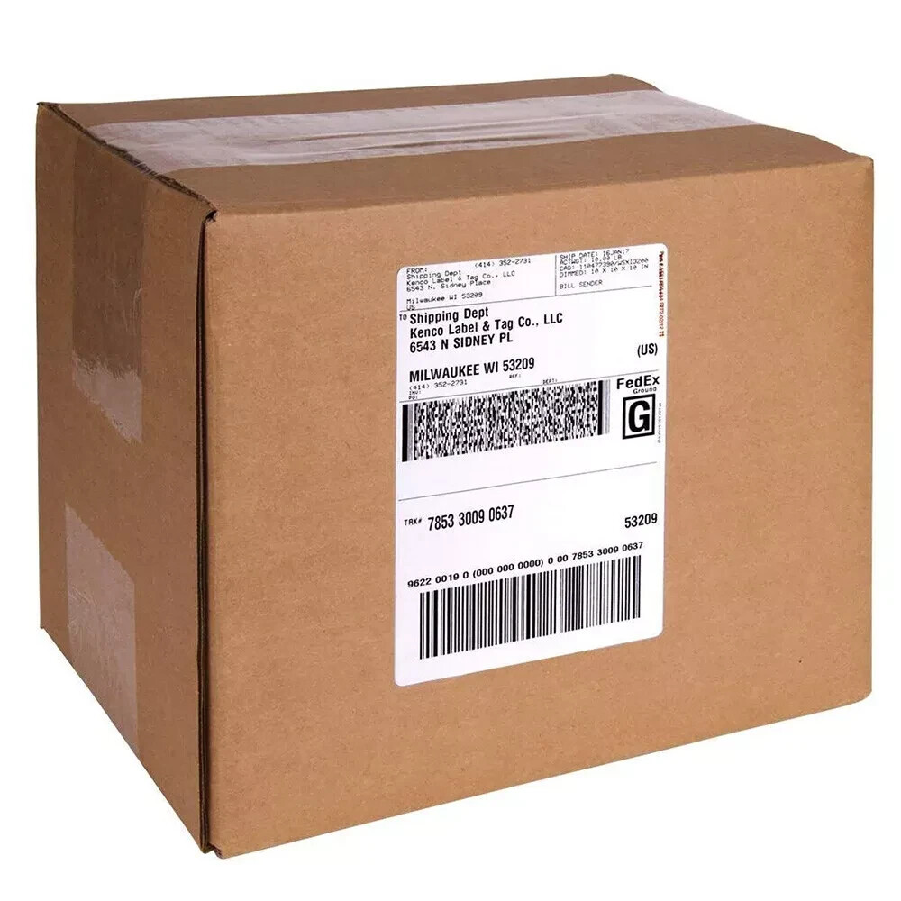80 Rolls 4×6 Direct Thermal Labels 250 Per Roll For Zebra Eltron LP2844 ZP450 US
