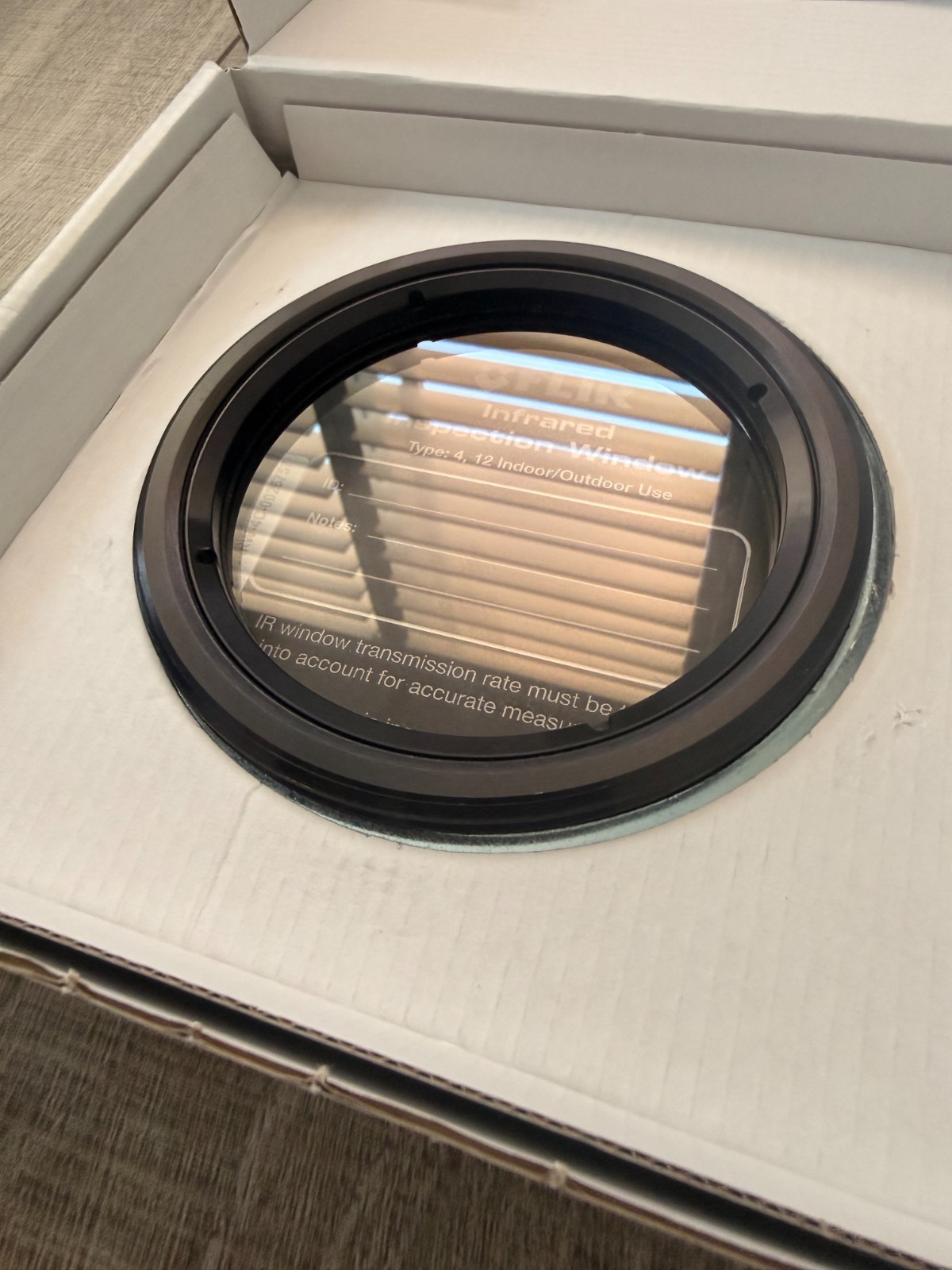Flir IRW-4C Round Infrared Window – Black