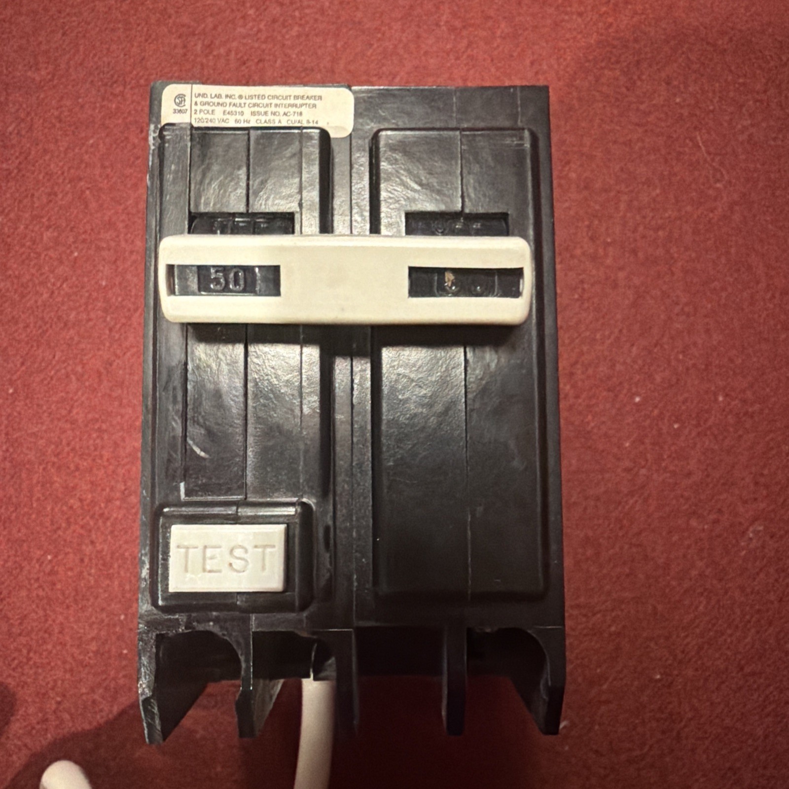 General Electric THQL2150GFT 50A Circuit Breaker
