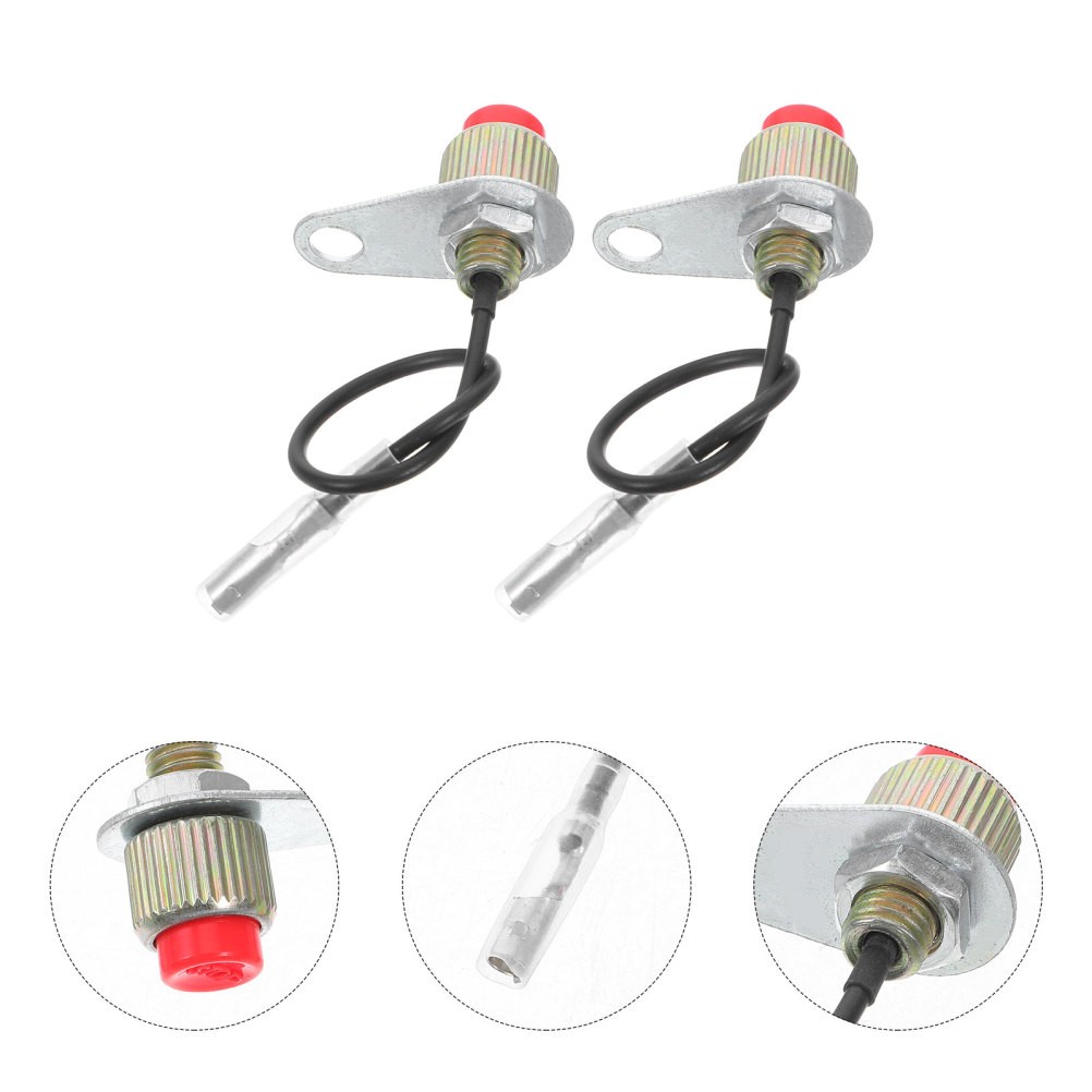 4Pcs Protective on Off Stop Switch for Garden Mower Durable Copper ABS