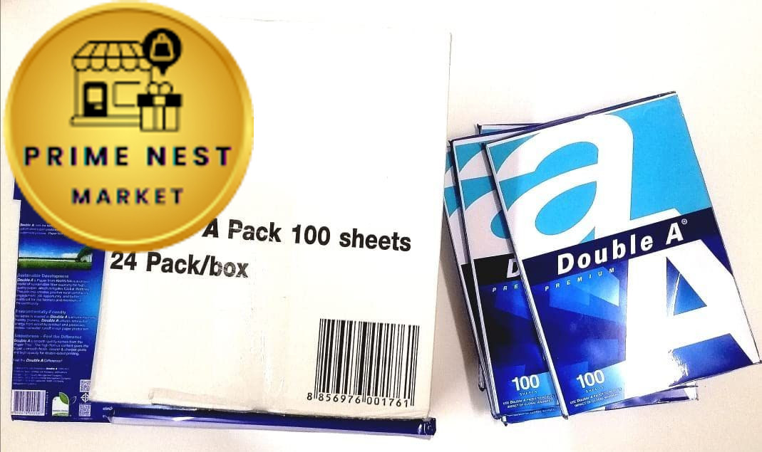 A4 Size Premium Printer Paper – Great for Printing 100 Sheets – 21 lb, White