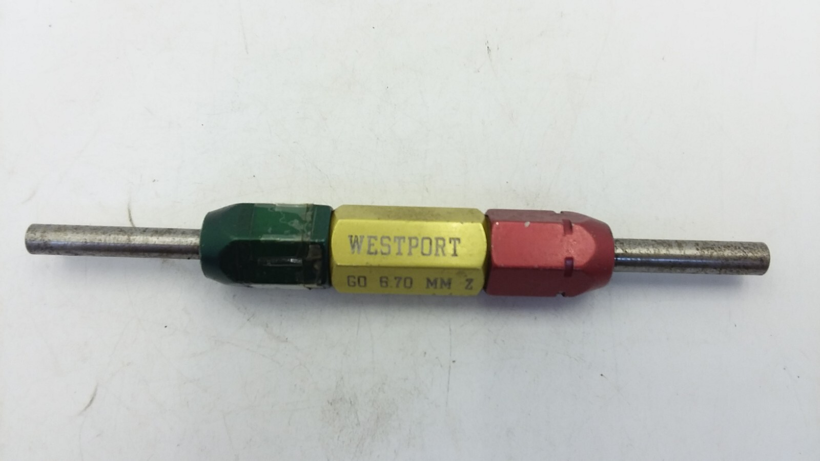 WESTPORT EP35.48 THRENDED PLUG GAGE GO 6.70MM Z 7.60MM Z NOGO