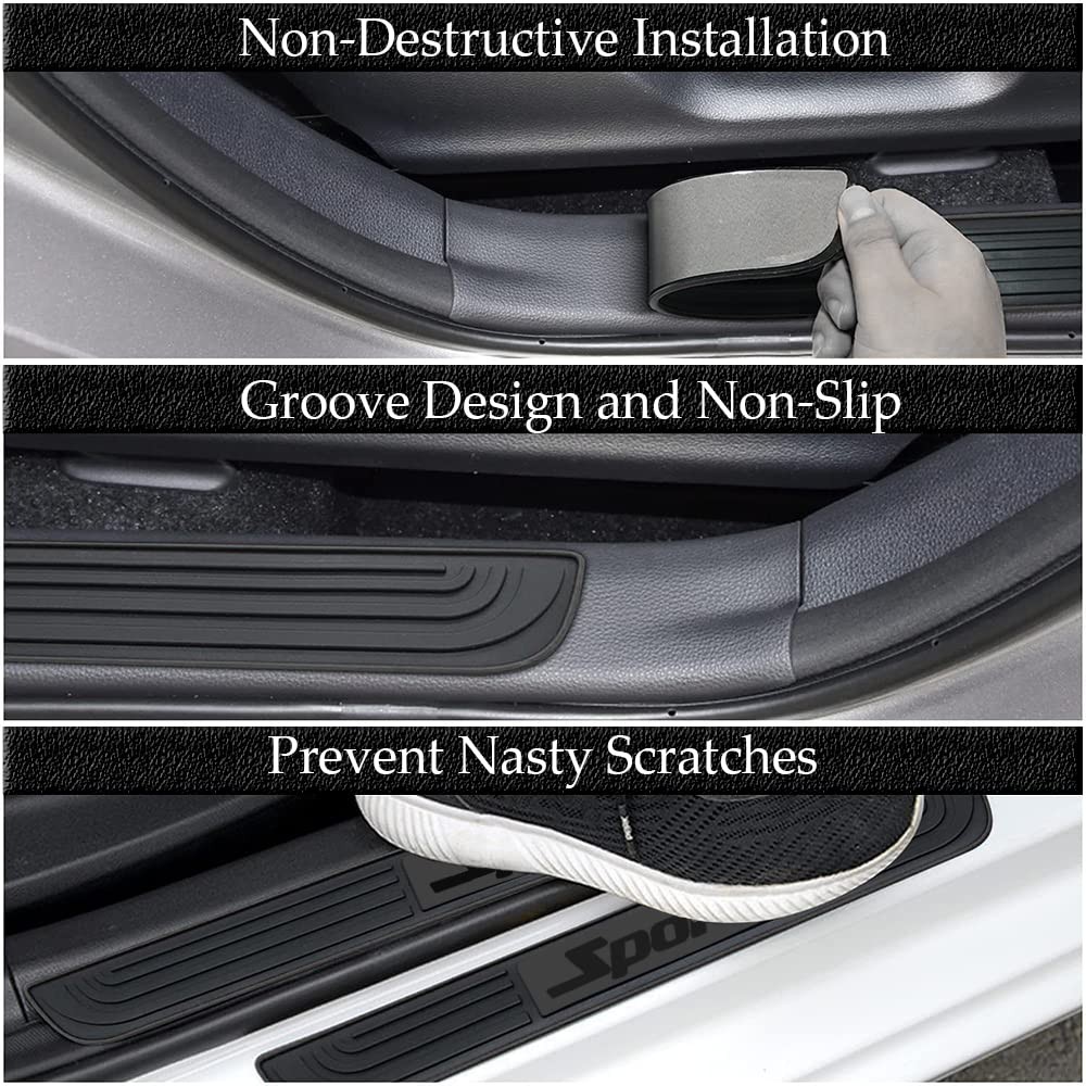 Car Rear Bumper Protector, 35.4 * 2.7 Inches Car Rear Bumper Guard Strip