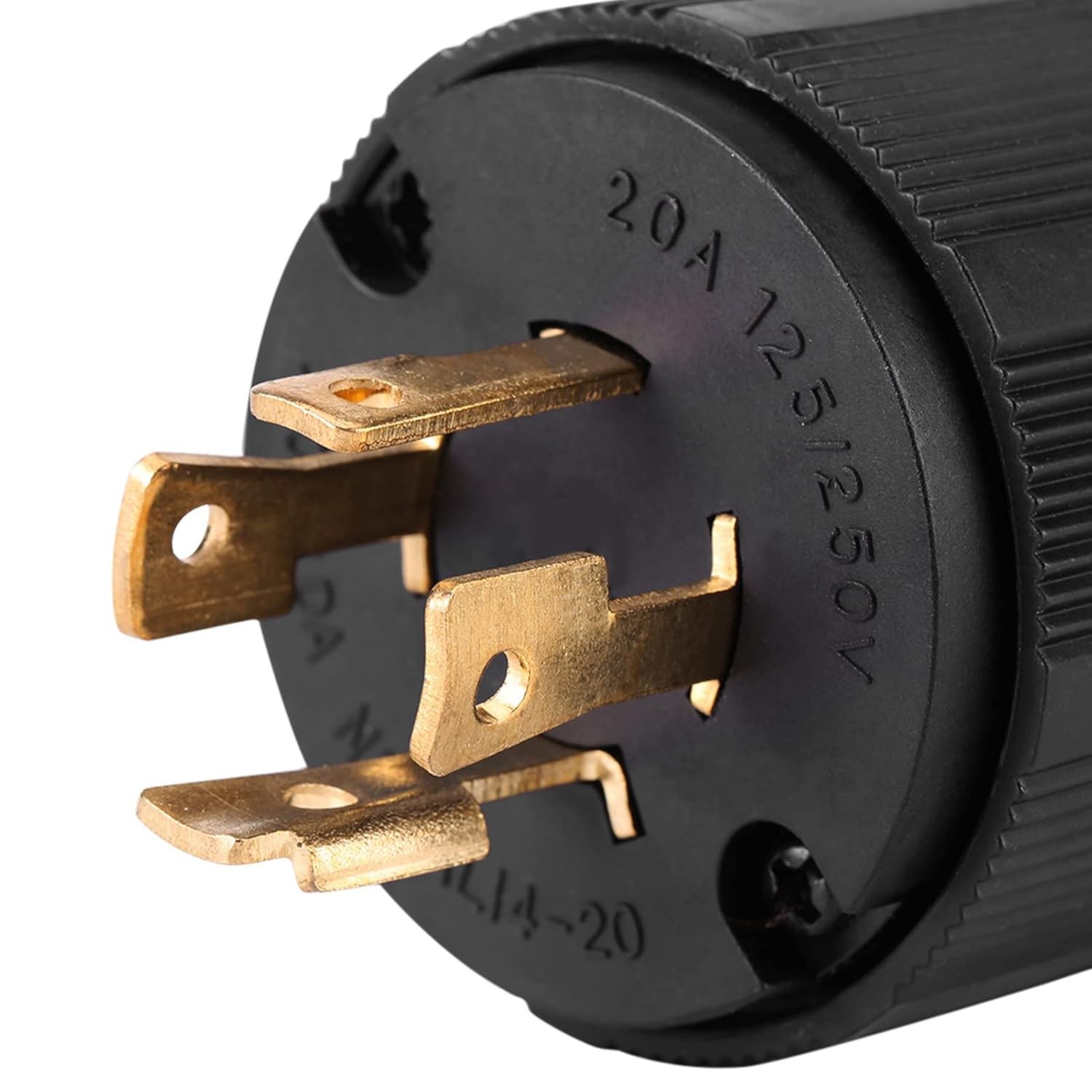 For NEMA L14-20P Locking Plug – 20A 125/250V Twist Lock Male Generator Connector
