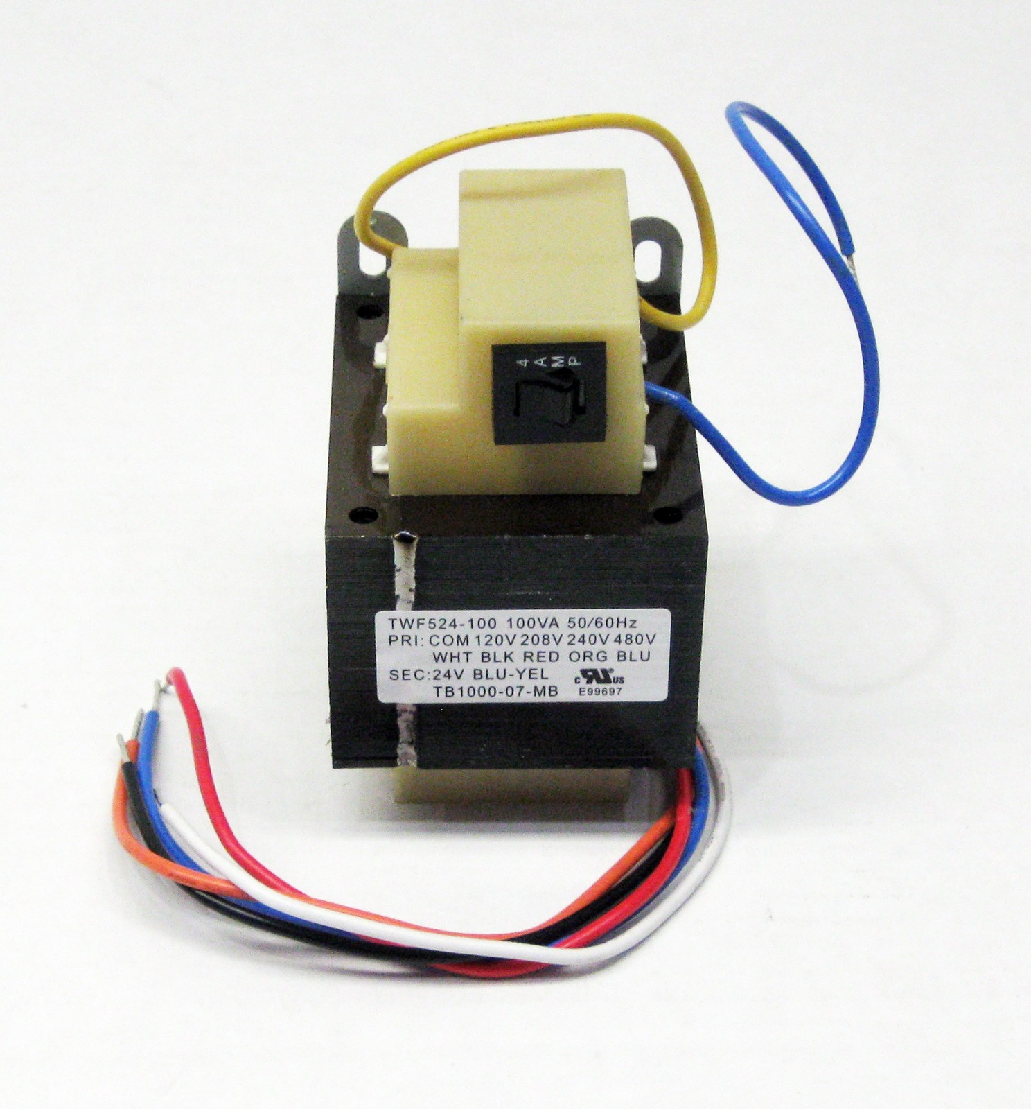 100VA Transformer Primary 120V 208V 240V 480V Volt 24V Secondary HVAC Furnace