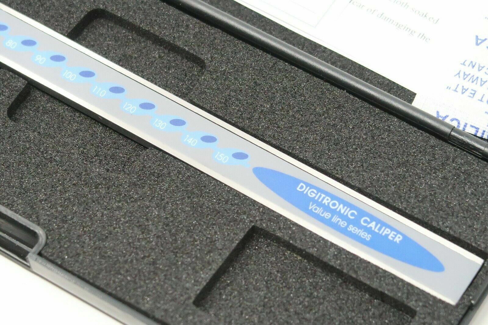 M&W Moore & Wright Europe 0-6″ Inch / 0-150mm Metric Digital Caliper 110-15DAS