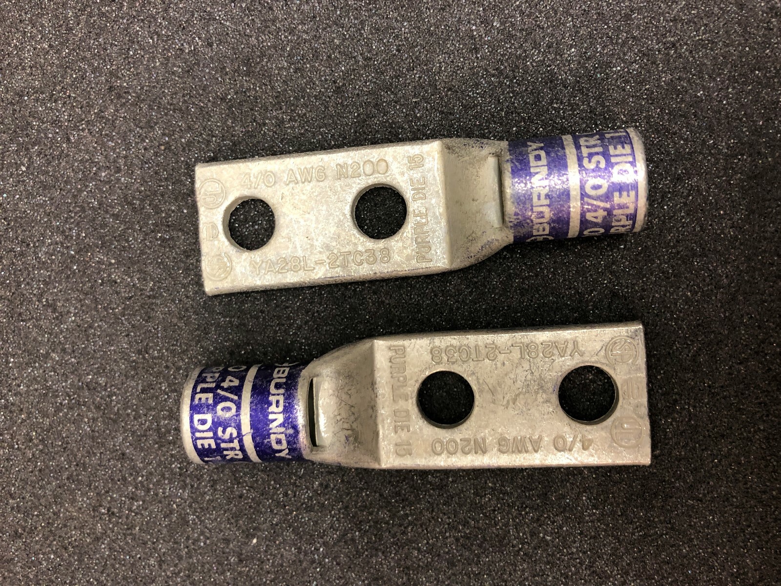 BURNDY N200 4/0 STR CU PURPLE DIE 15 (QTY 2)