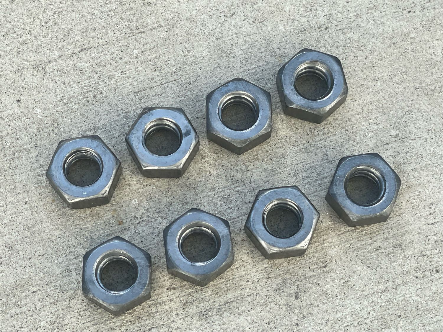 Sandbaggy 1/2″ Hex Coil Rod Nuts (Threaded) – Plain Steel