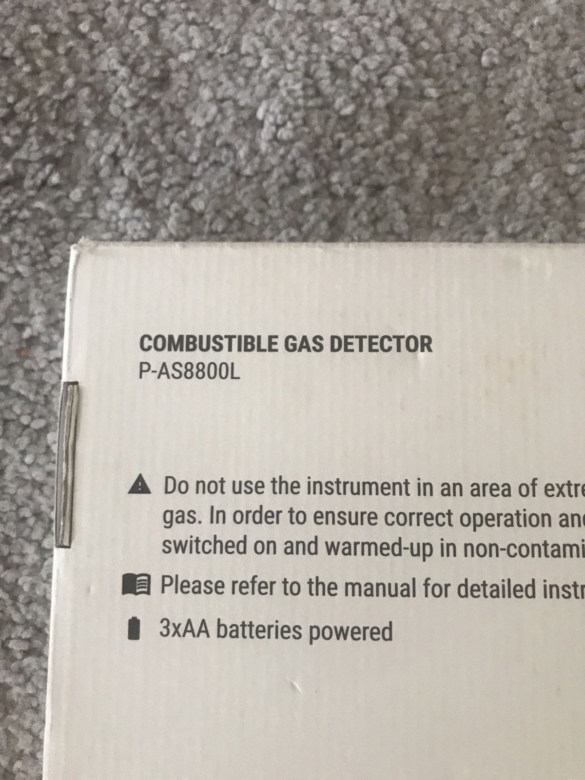 Pangaea Handheld Combustible Gas Detector Portable Tester Model P-AS8800L