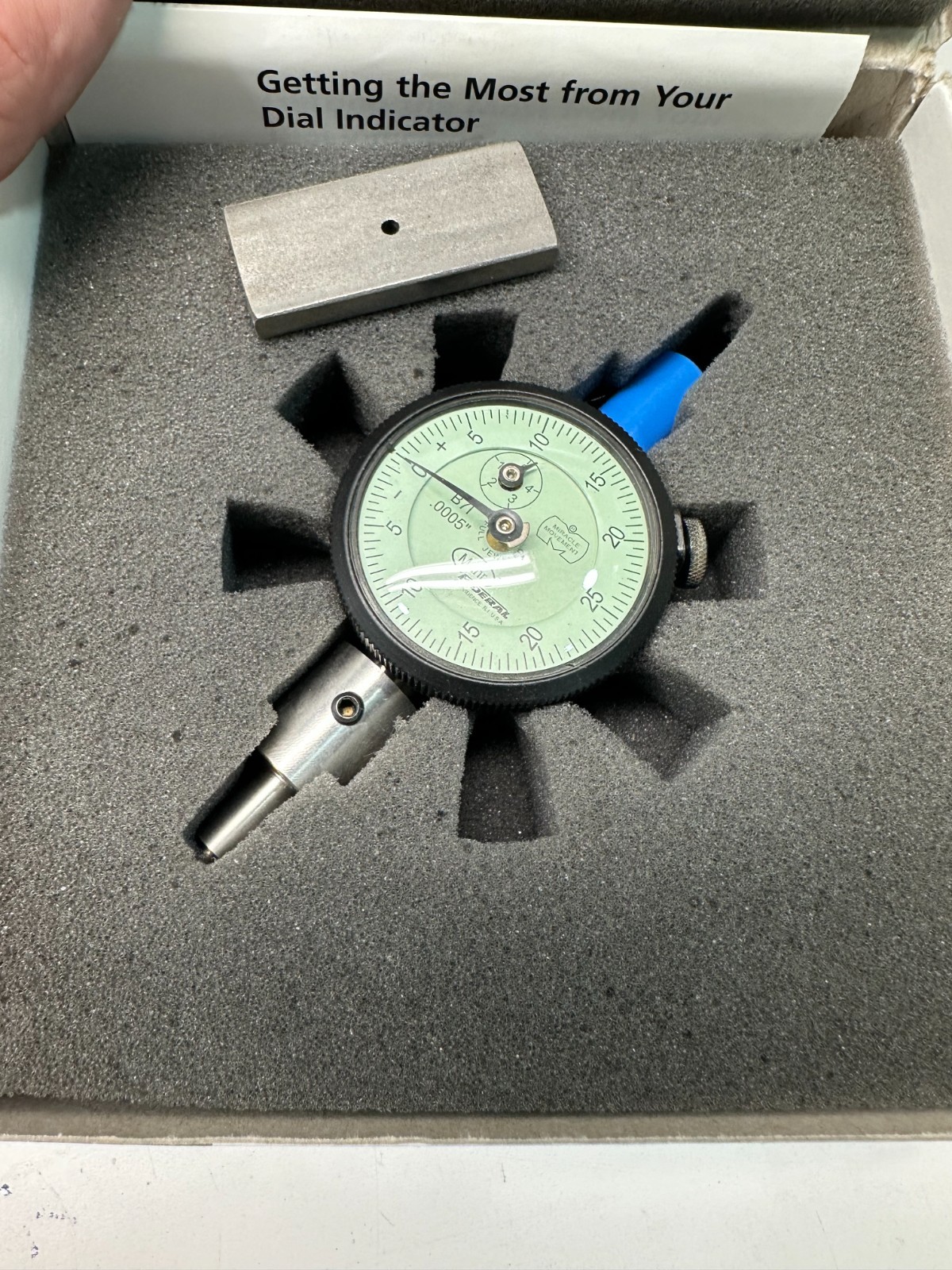 MAHR FEDERAL INC Dial Indicator Full Jeweled B71-RC-X .0005