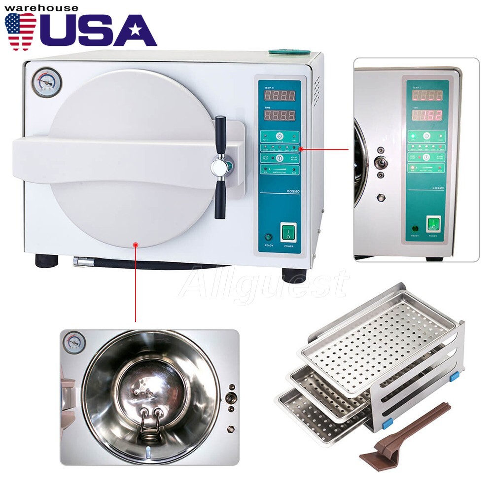18L Dental Autoclave Steam Sterilizer Medical Sterilizition w/ Drying Function