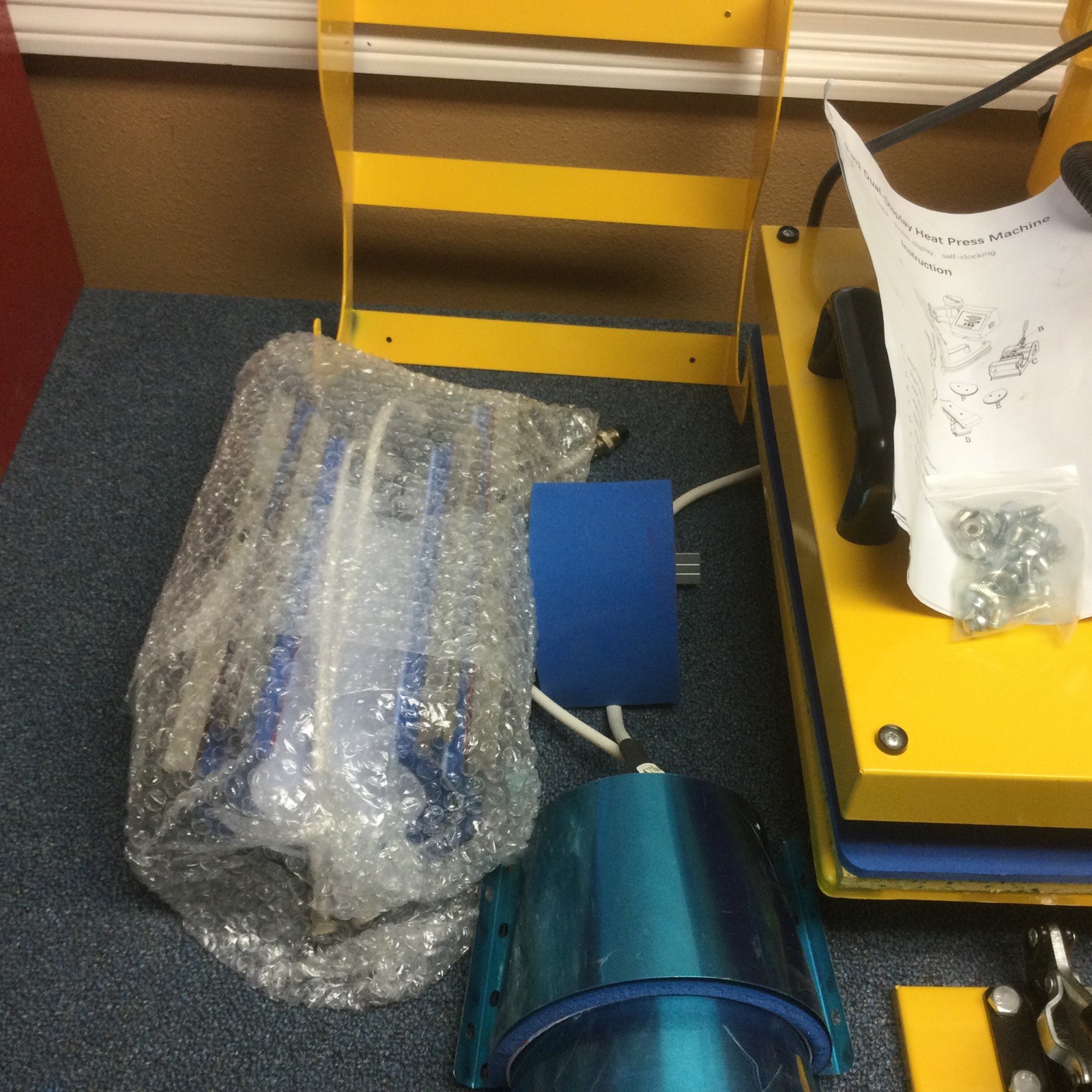 8 in 1 Heat Press Machine 15 x 15 in Transfer Sublimation T-shirt. Unused