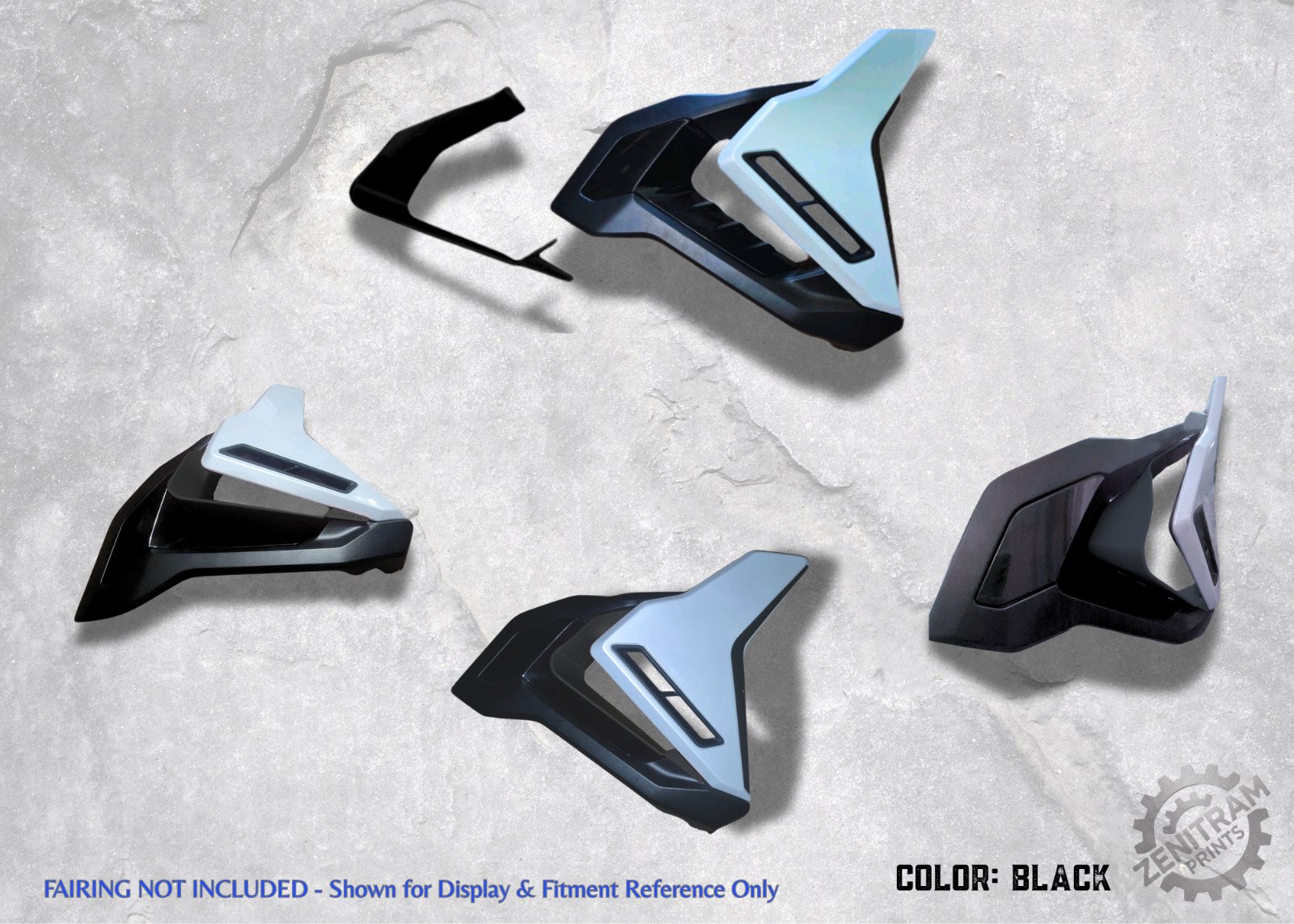 Claw Series Clip On Triumph Tiger 900 Air Deflectors- UK