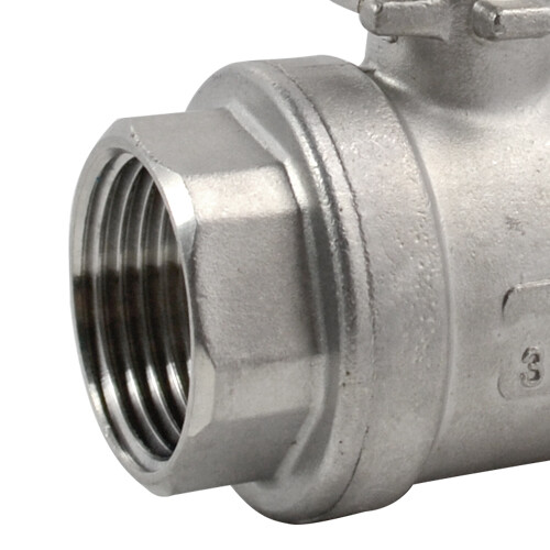 1 inch 1″ Ball Valve,316 Stainless Steel Full Port,2-Piece, 1000WOG, 2Pack