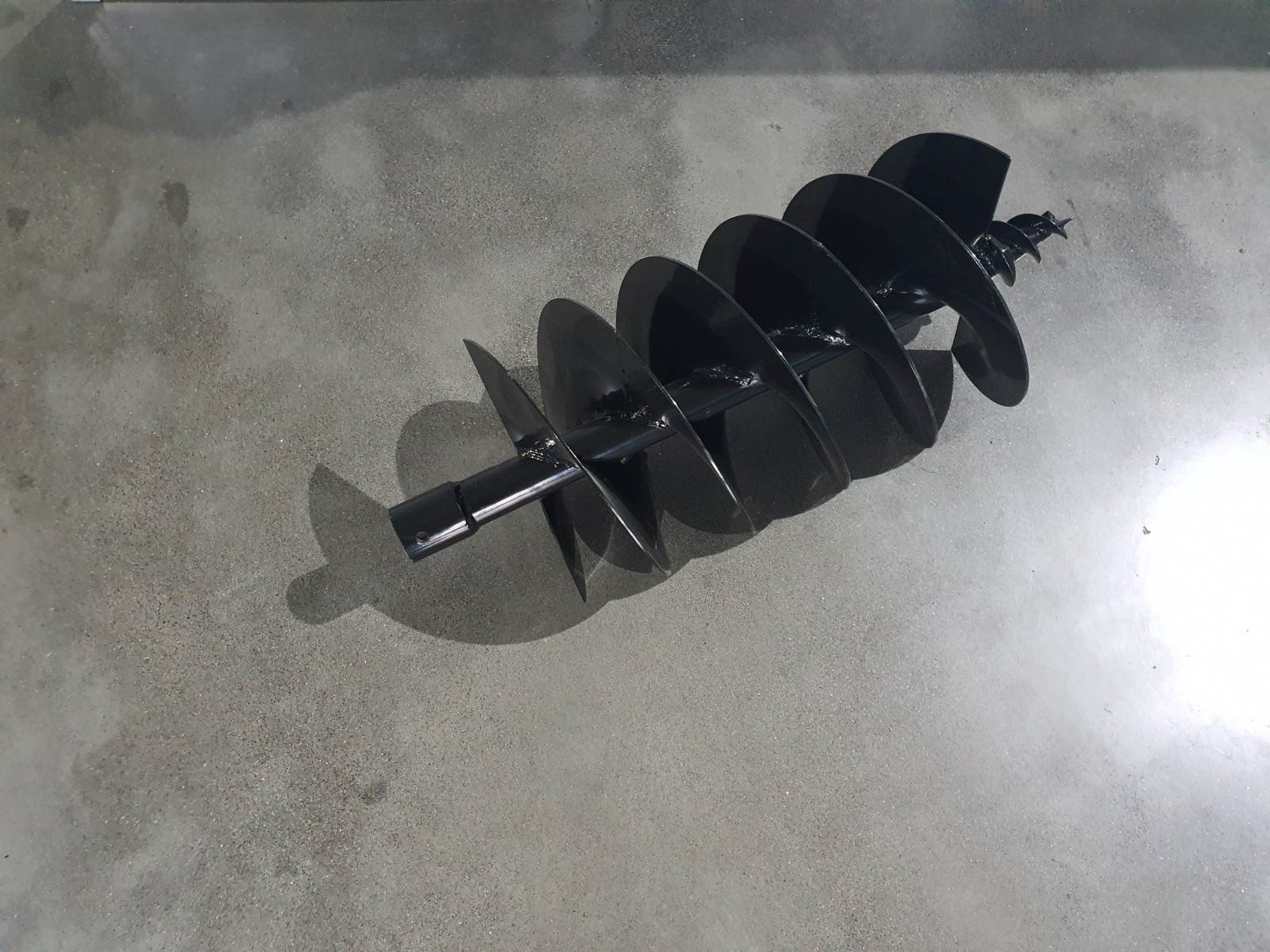 Agrotk Auger Post Hole Drill Bit Attachment 300mm Diameter For Mini Excavator