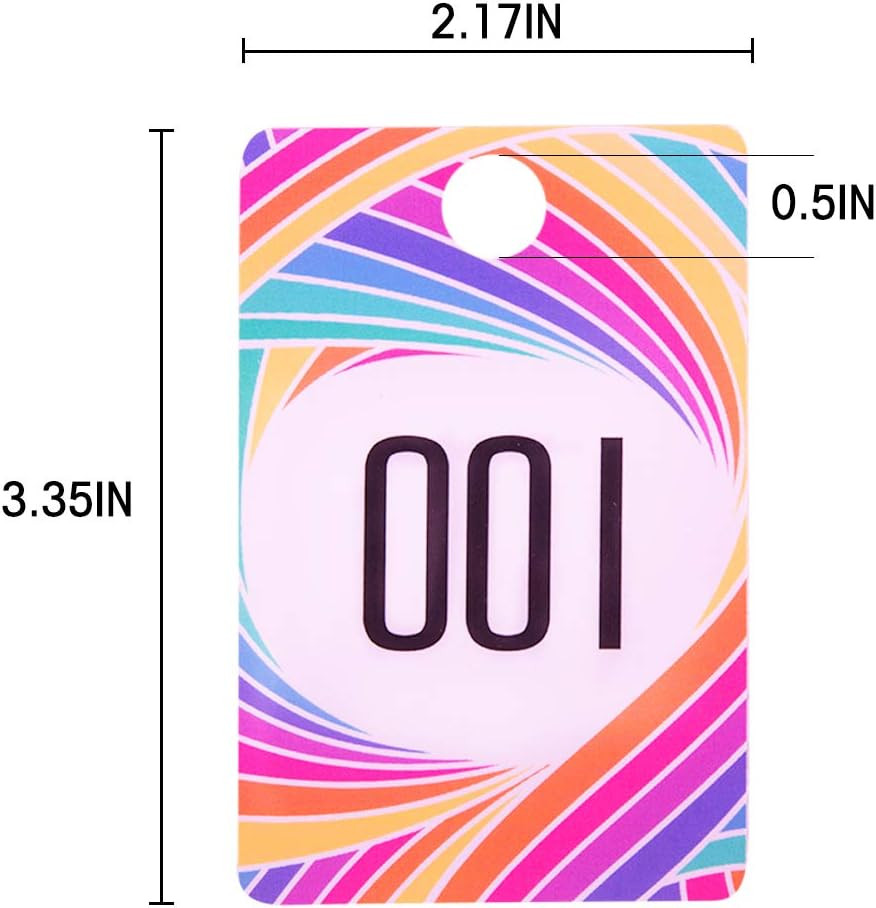 Live Number 1-100 Number Tags Reusable Consecutive Live Number Tag 1-100 Norm…