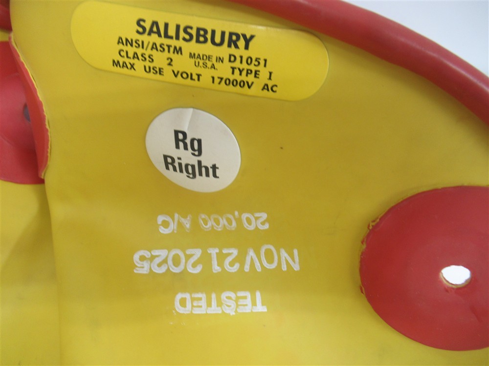Salisbury Honeywell D1051 ,Size Regular Sleeve Dipped Class 2 Type 1 Red/Yellow