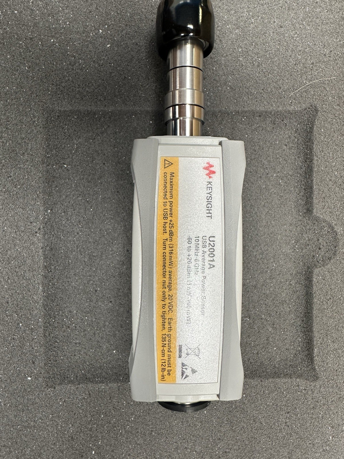 Keysight U2001A (USB2001A) USB Power Sensor 10MHz–6GHz + Cal Cert + Cables (NEW)
