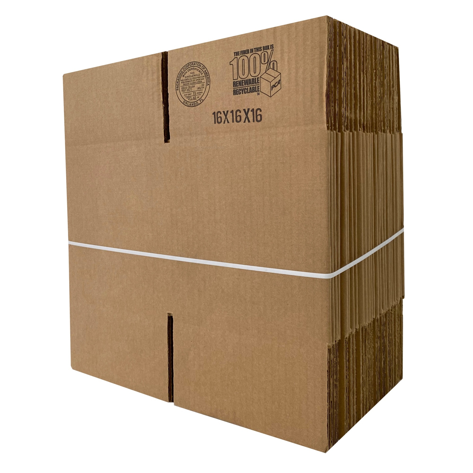 UOFFICE Corrugated Boxes 16″ x 16″ x 16″ Cube Boxes For Shipping