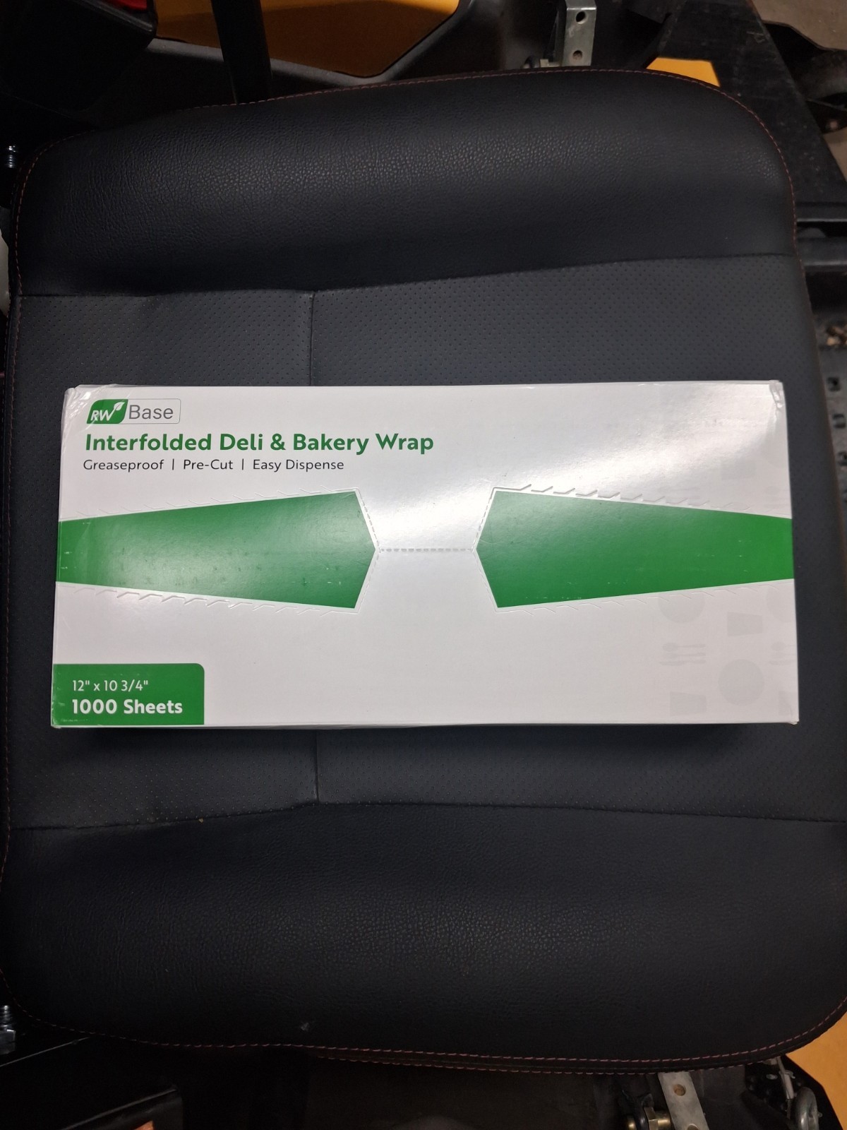 RW Base 12 x 10.75 1000 Interfolded Deli & Bakery Wrap Greaseproof Pre-cut