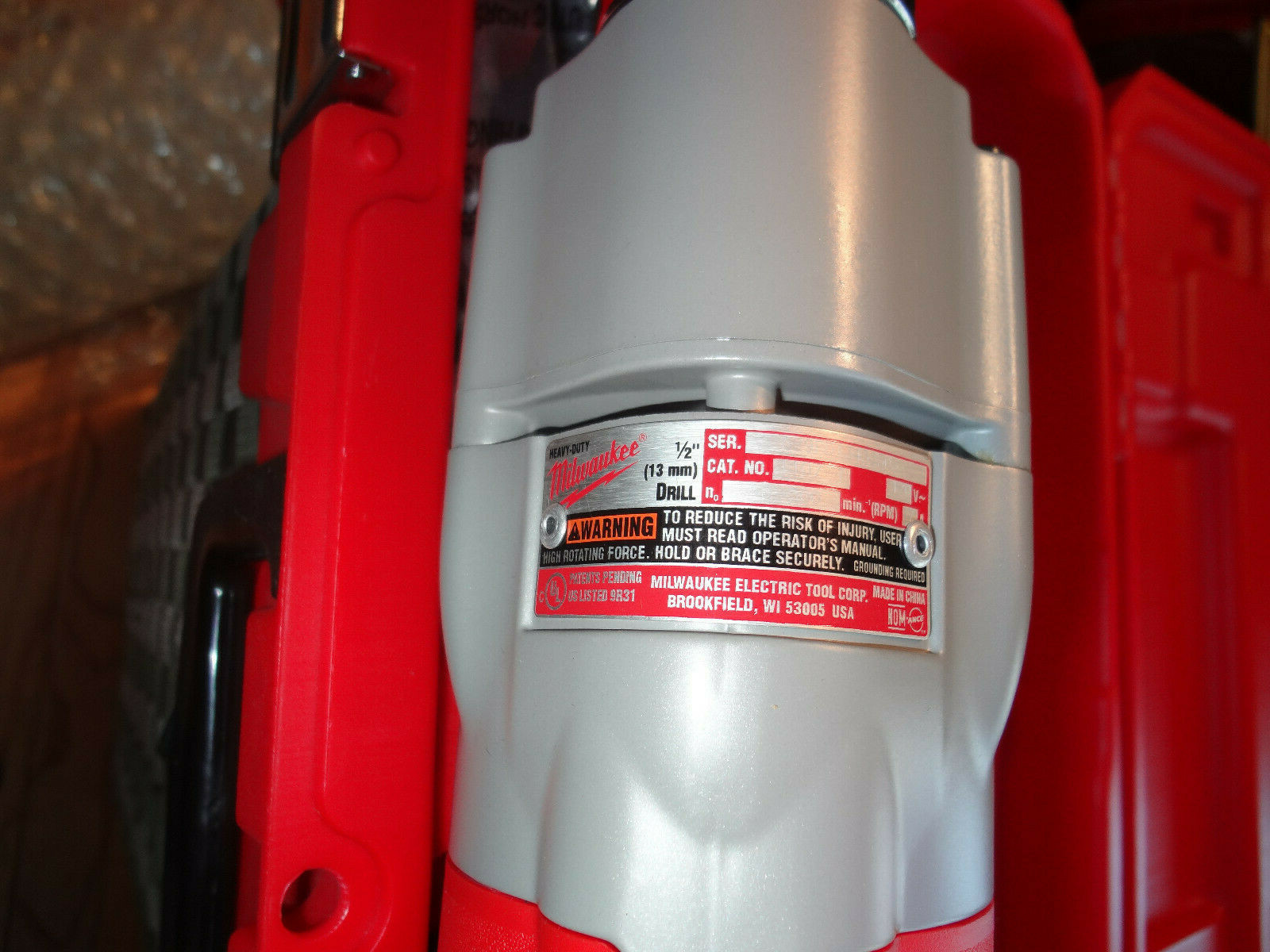 Milwaukee 1107-1 1/2″ Right Angle Drill w/Case