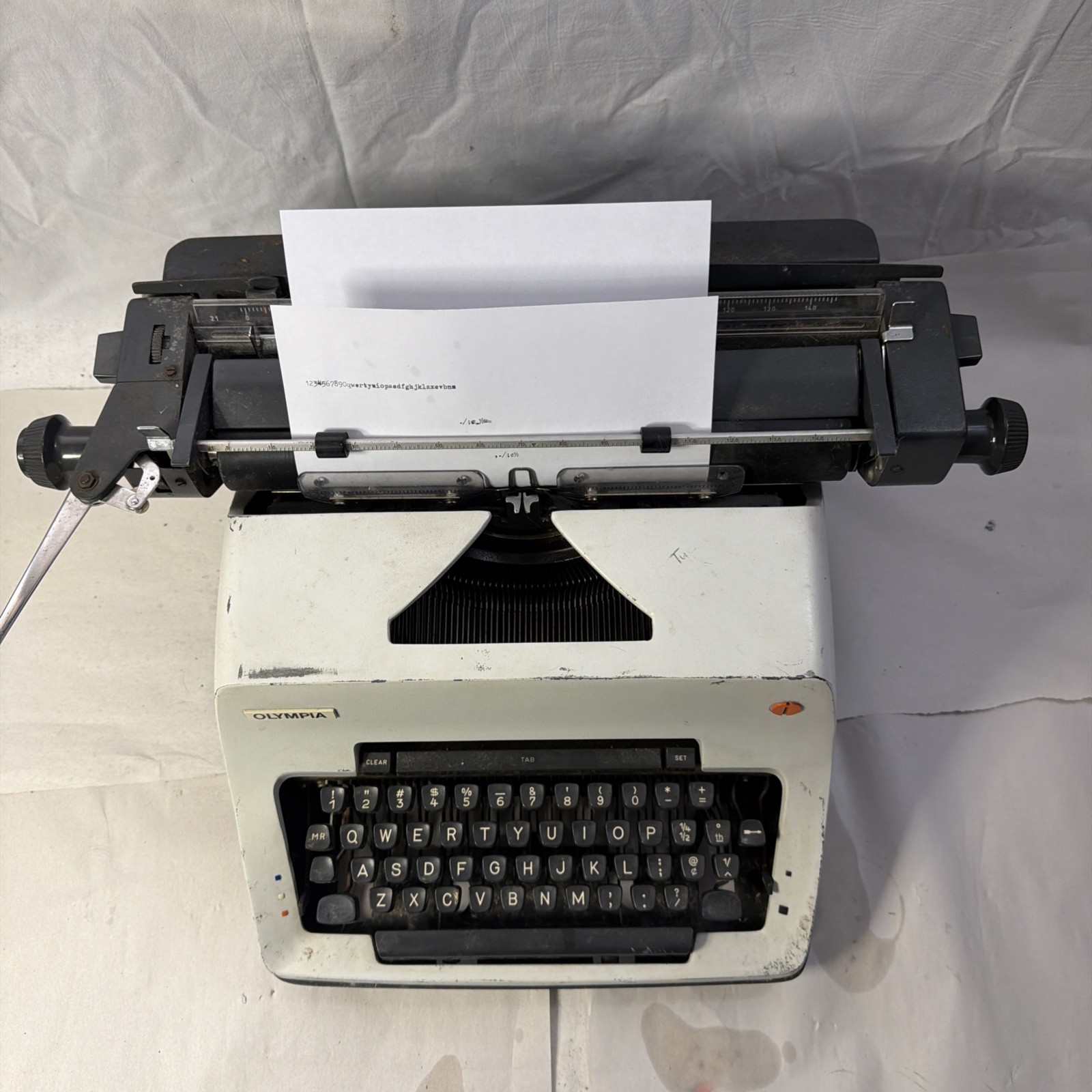 Olympia SG-3 Vintage 1960s Manual Typewriter Heavy Duty Office Machine