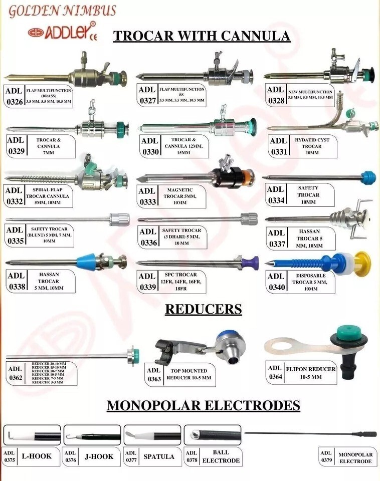 Bipolar Resectoscope Set 24/26Fr Continuous Flow with Loop Urology Inst ADDLER