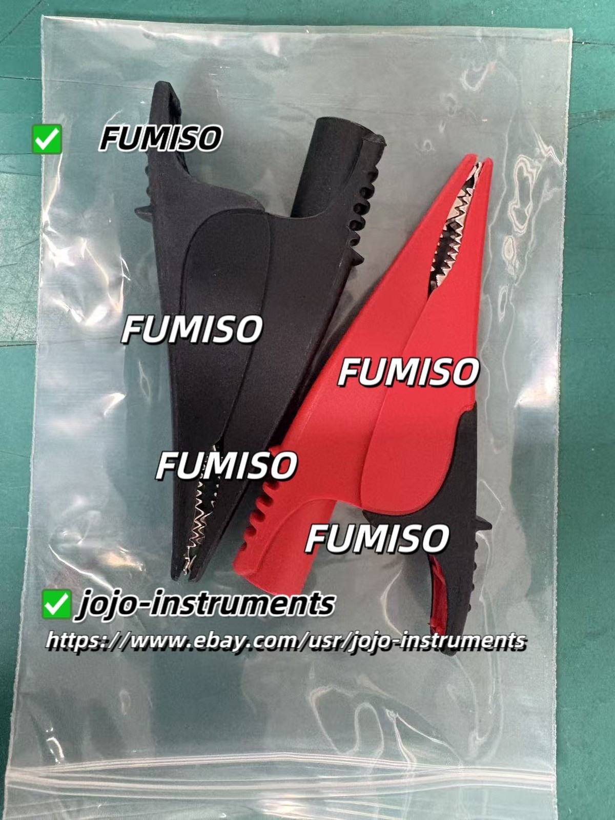 1PCS Fluke AC285 SureGrip 4MM Mulitimeter Alligator Clips for TL221/TL224…….