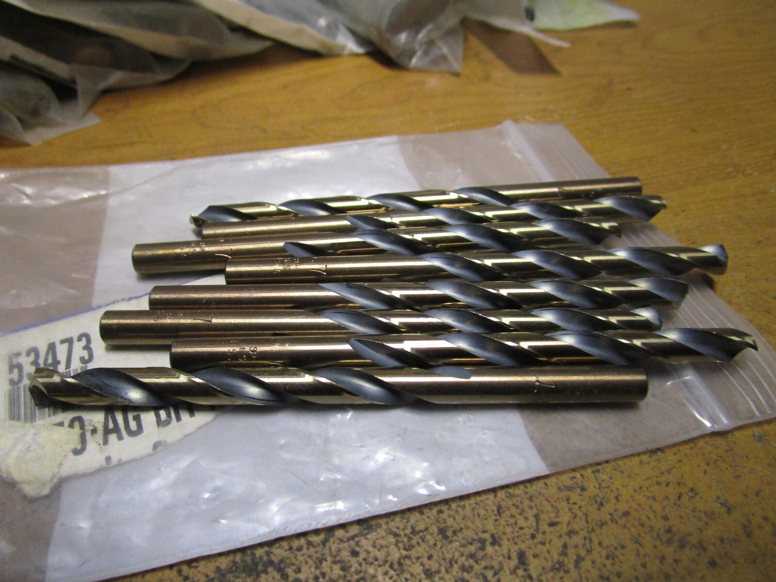 6.70mm HSS 135° Split Point Black and Gold Finish Jobber Drill QTY 8
