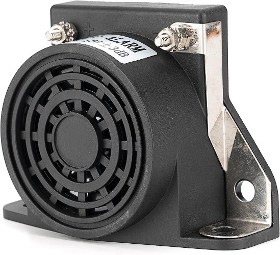 Backup Alarm for Truck 12V-48V DC Waterproof Heavy D Size: 1-Pack Square alarm