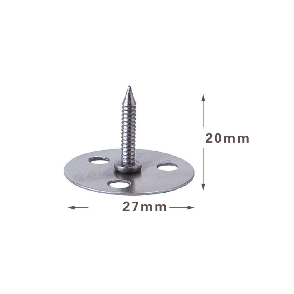 100/50Pc Tire Puncture Spikes Heavy Portable Duty Carbon Steel Round Road Spikes