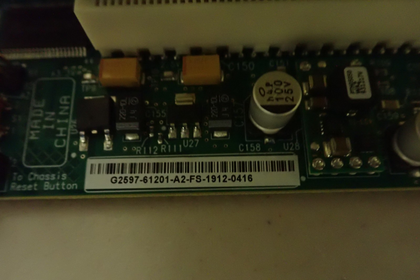 Agilent Technologies G2597-69430 / G2597-65431 SC5 w/ Serdes (6230B) Tray Assy