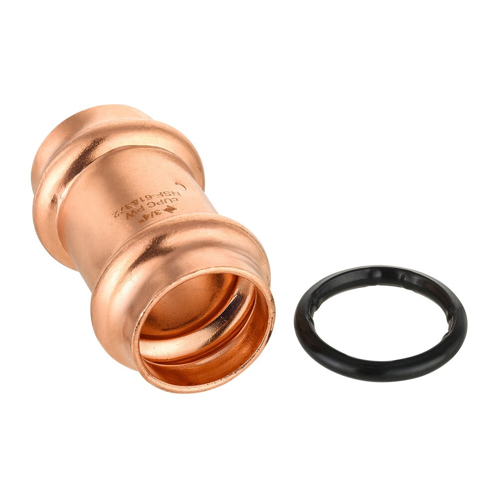 10 PCS EFIELD 3/4 » X 3/4″ Press Fit Coupling with Stop , Lead Free