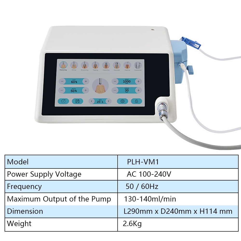 Dental Implant Motor System Surgical Brushless Motor 20:1 Contra Angle YBB