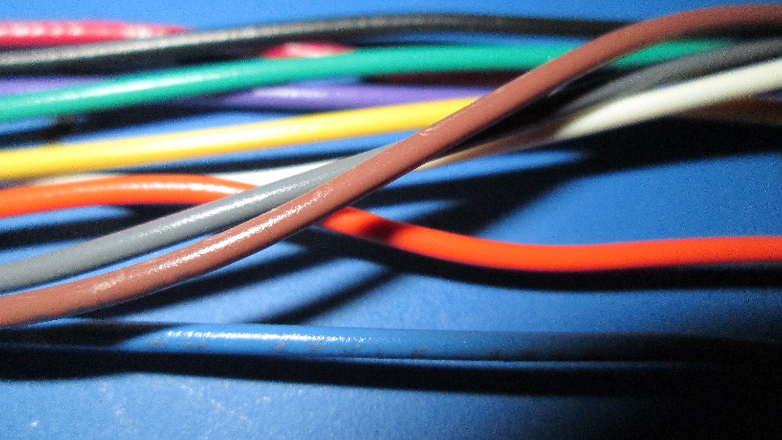 22 AWG Gauge Stranded Hook Up Wire 10 colors 10, 25, 50 ft UL1007 300v