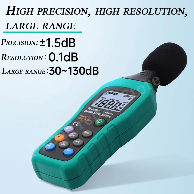 MT-4618 Precision Noise Tester Automatic Large Range Backlit LCD Digital Display