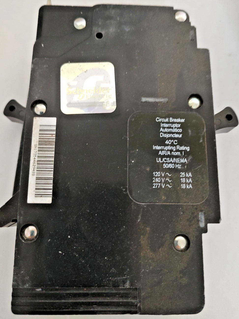 Square D EDB14020 Circuit Breaker Interrupter 20A Single Pole 277V Lot of 4