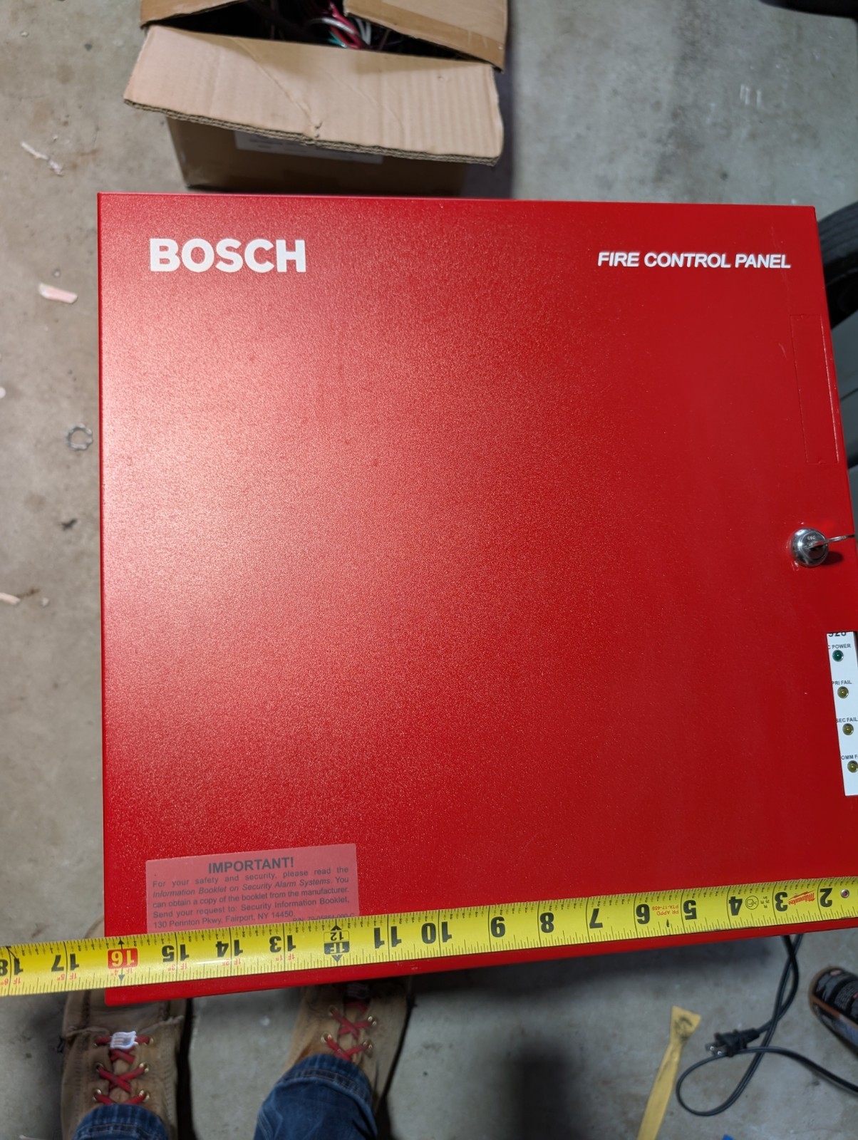 Bosch D8109 with Bosch D7412GV4+D125B+D192G+D928+Transformer