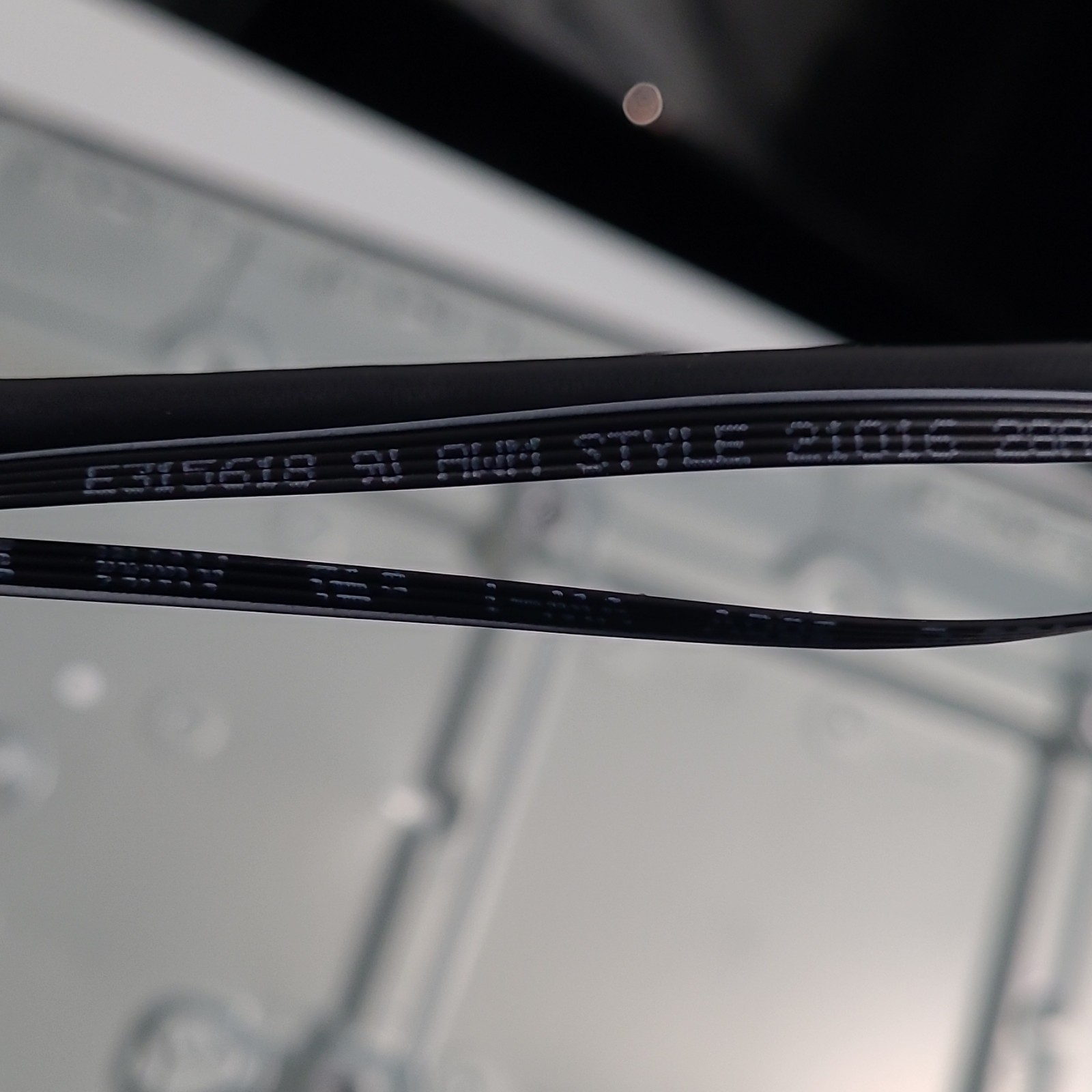 8-Conductor Stranded Copper PVC Cable Black with Connectors E316618