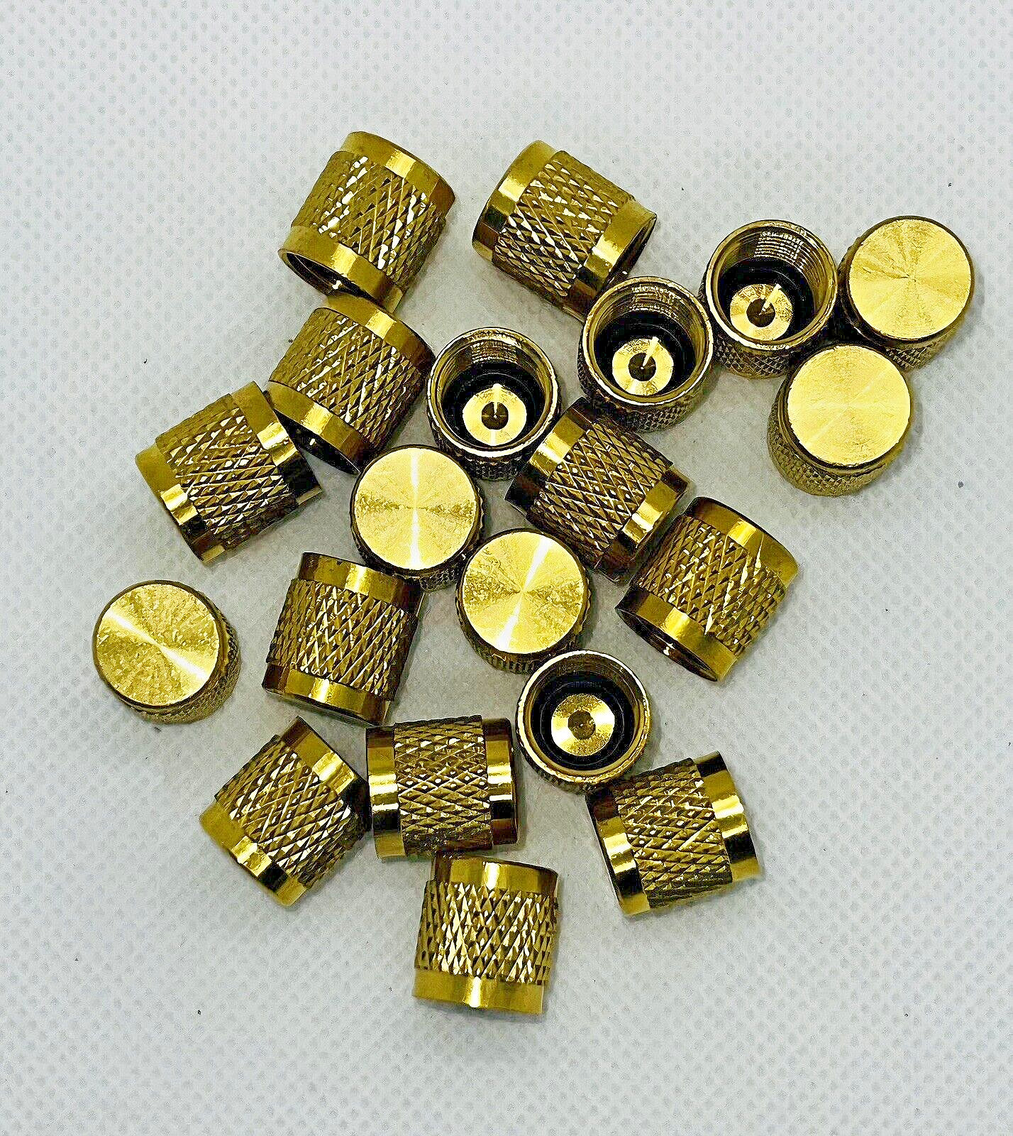 1/4 flare cap, round brass w/o-ring seal for Refrigeration Access Ports Pack-20