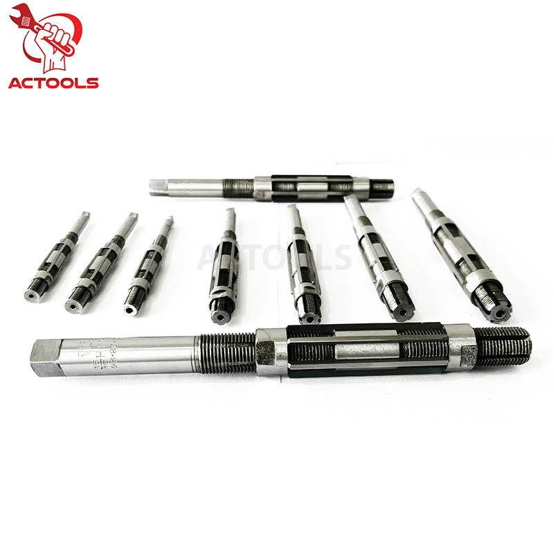 Adjustable Hand Reamer 8 Pcs Set H-4 to H-11 Sizes 15/32 To 1.1/16 ‘USA ACTOOLS