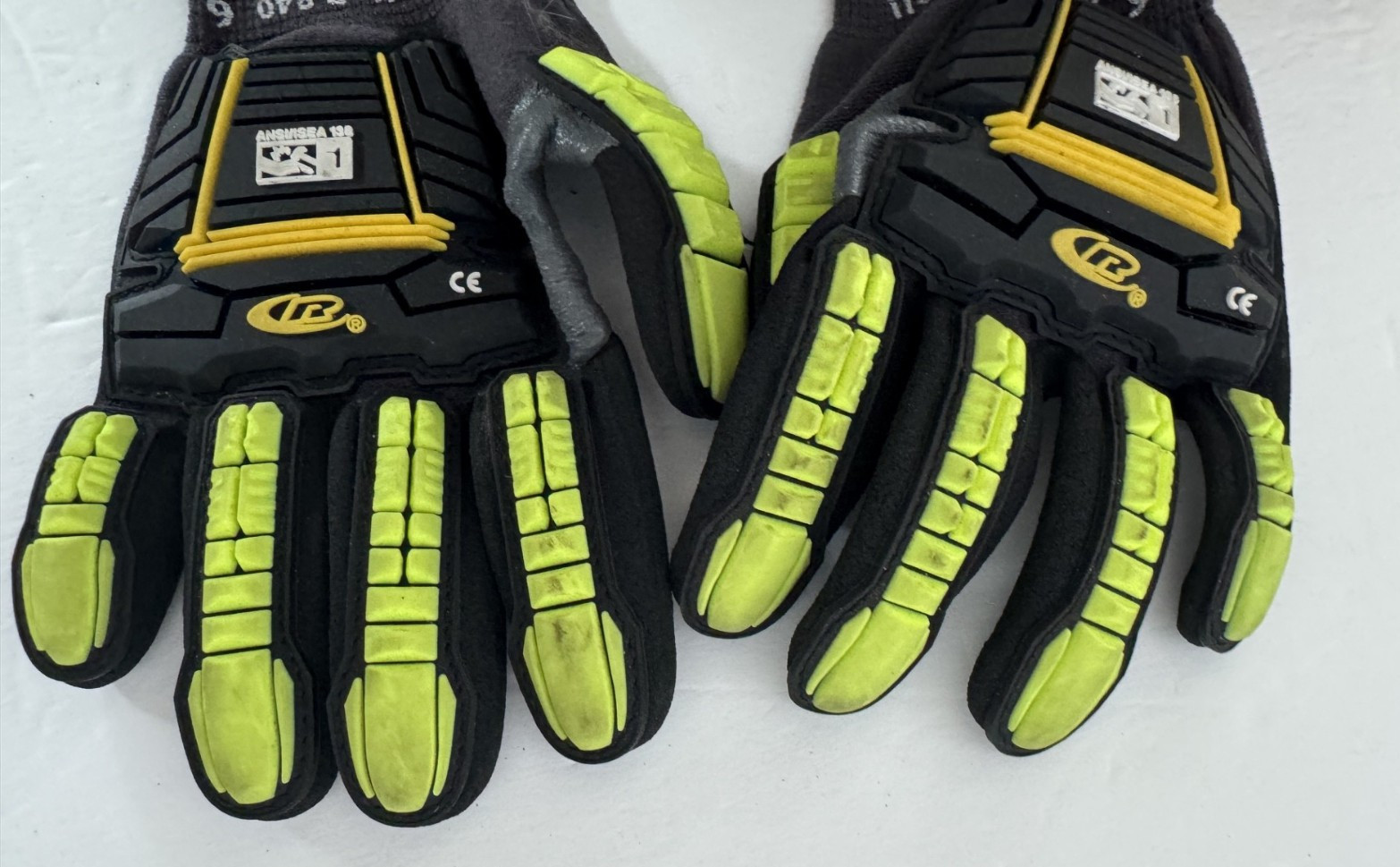 Ansell Ringers® Nitrile Half-Dipped Anti-Impact Gloves R-840 Size 6 PPE