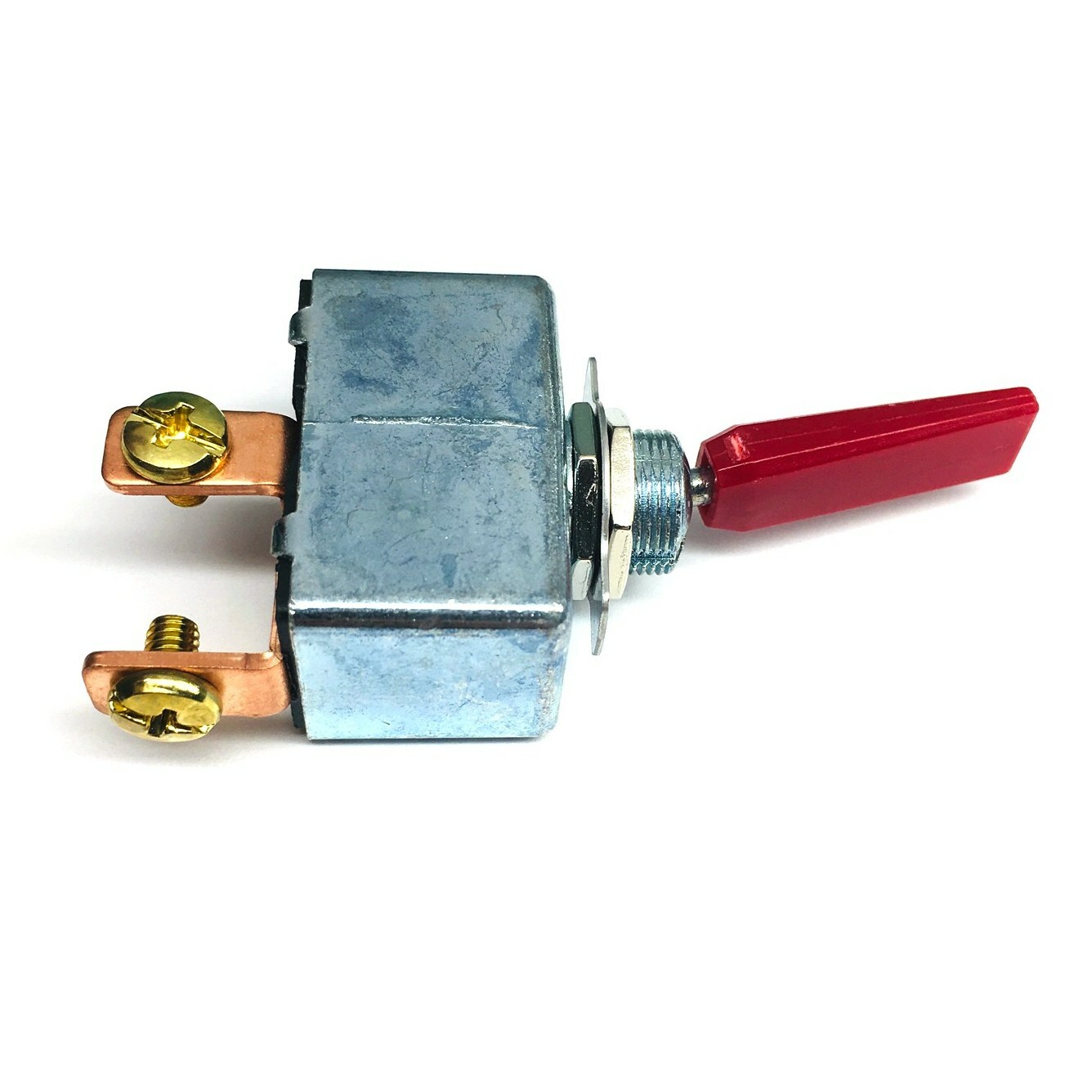 NEW High Current 50 Amp 12-14 Volt DC Automotive SPST Red Toggle On-Off Switch