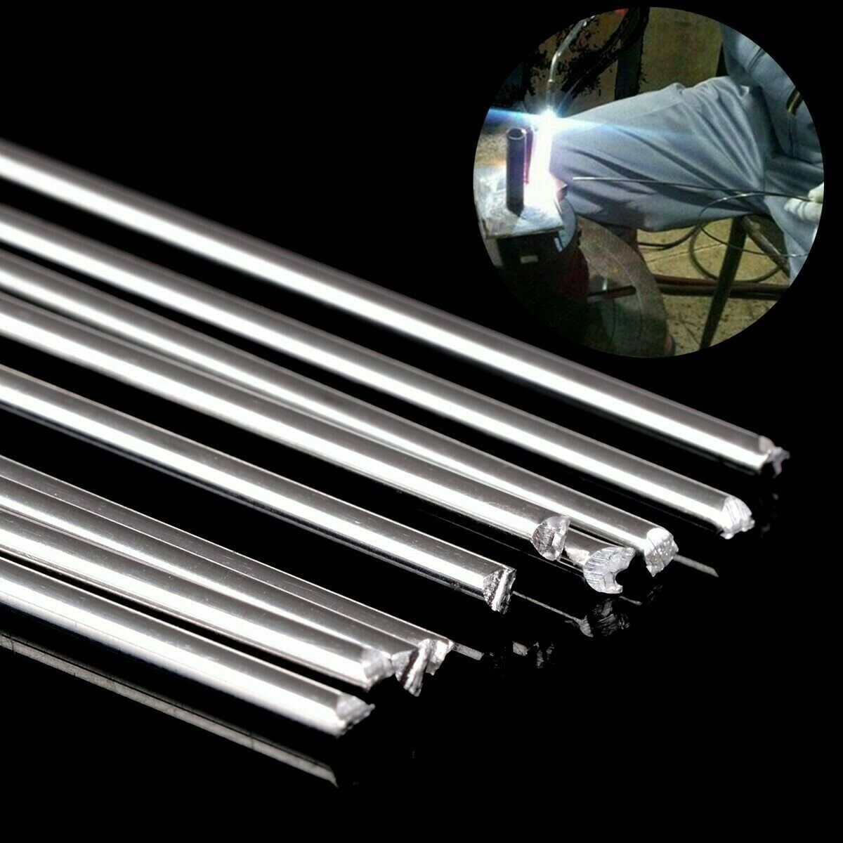 20X Aluminium Welding Rods Wire Brazing for Easy Solder 1.6 Mm / 0.06 Inch Set