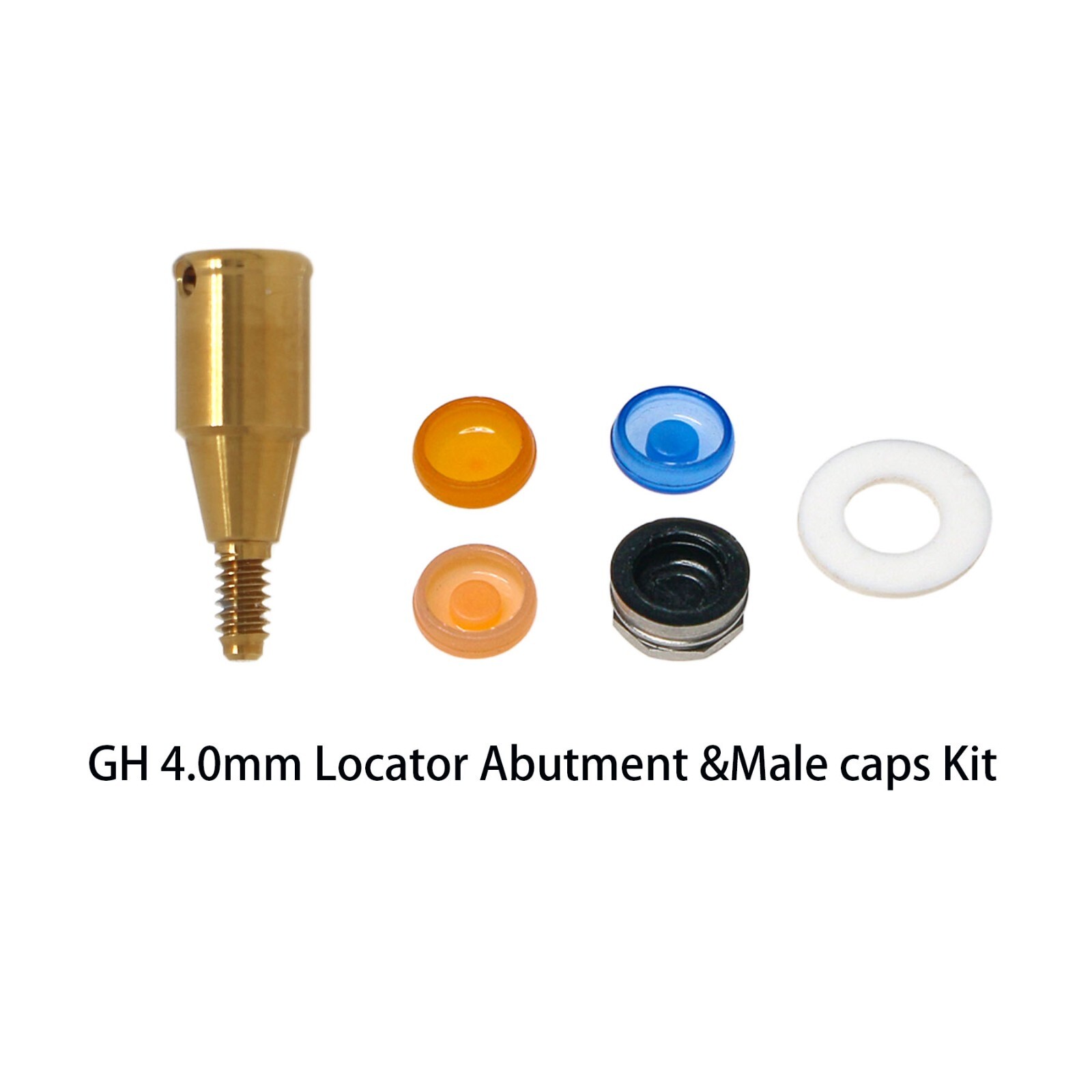 US Nobel Active NP/RP Locator Attachment Abutment Male Cap Inserts for 1-5.0mm